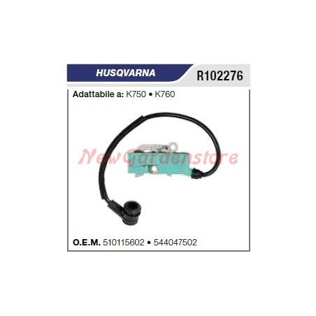 Bobina di accensione HUSQVARNA troncatore K750 760 R102276 | Newgardenstore.eu