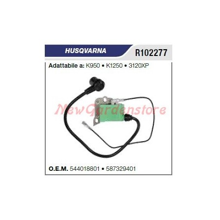 Bobina di accensione HUSQVARNA troncatore K950 K1250 R102277 | Newgardenstore.eu