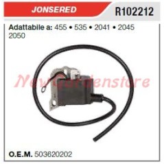 JONSERED chainsaw ignition coil 455 535 2041 2045 2050 R102212 | Newgardenstore.eu