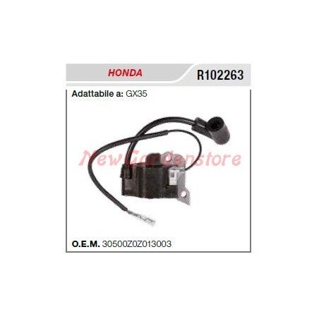 Bobina de encendido HONDA 4 tiempos Motoazada HONDA GX35 R102263 30500-Z3F-013 30500-ZM3-003 | Newgardenstore.eu