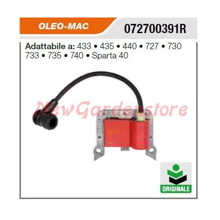 OLEOMAC Bürstenmäher-Zündspule 433 435 440 727 730 072700391R | Newgardenstore.eu