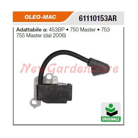 OLEOMAC brushcutter ignition coil 446 450 453 746 61110153AR | Newgardenstore.eu