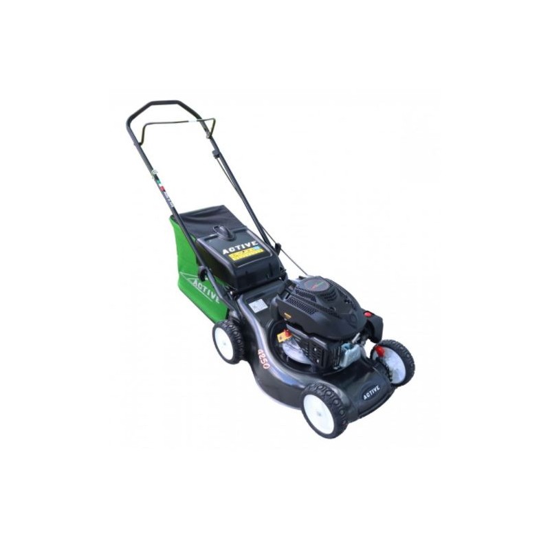 ACTIVE 4260SA 139cc petrol lawnmower, 42cm cut, 55lt collection drum self-propelled