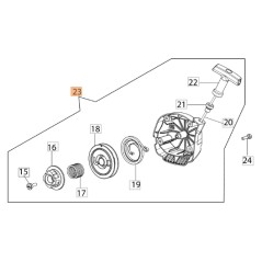 Carter avviamento decespugliatore modelli BC350S BC350T 61402091R OLEOMAC | Newgardenstore.eu