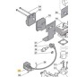 Desbrozadora de molinete electrónico modelos BL260H SBL260H 118801574/0 STIGA