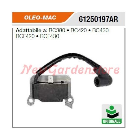 OLEOMAC brushcutter ignition coil BC380 420 430 61250197AR | Newgardenstore.eu