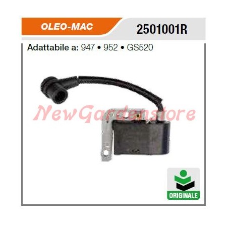 OLEOMAC chainsaw ignition coil 947 952 GS520 2501001R | Newgardenstore.eu