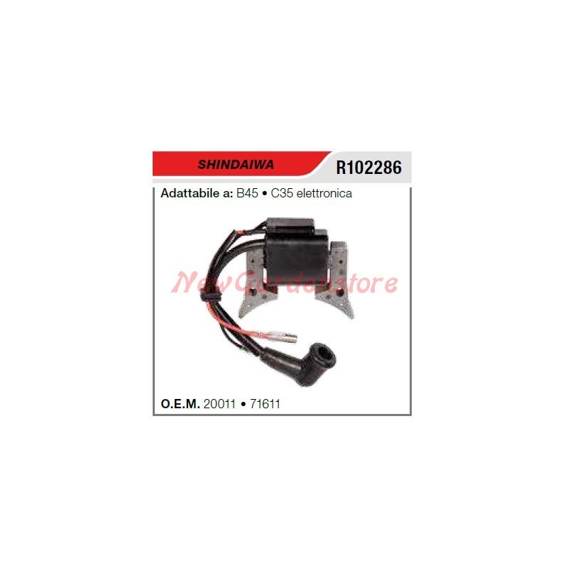 Bobina de encendido desbrozadora SHINDAIWA B45 C35 R102286