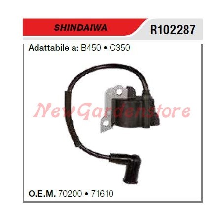 SHINDAIWA brushcutter ignition coil B450 C350 R102287 | Newgardenstore.eu