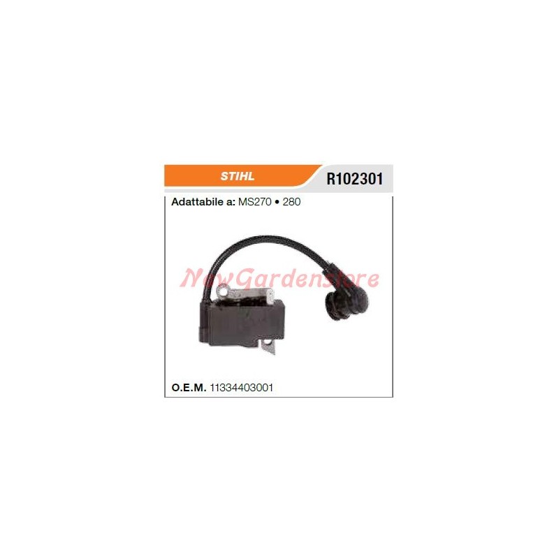 Bobina accensione STIHL motosega MS270 MS280 1133-440-3001 compatibile