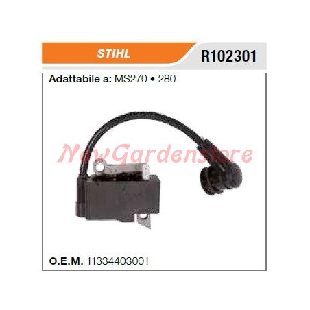 STIHL chainsaw ignition coil MS270 280 R102301 | Newgardenstore.eu