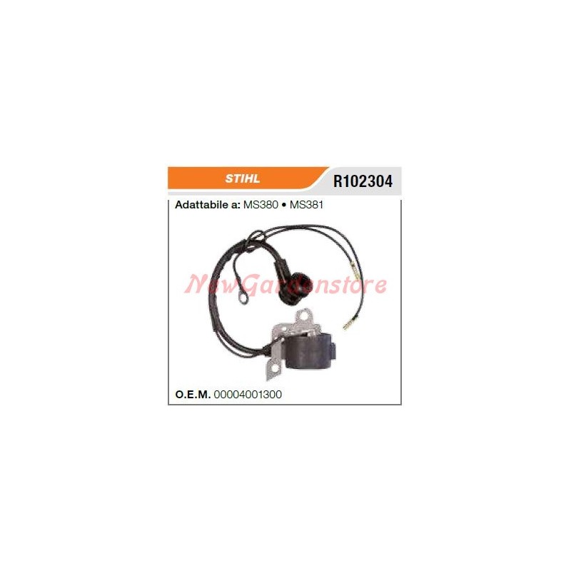 Bobina de encendido motosierra STIHL MS380 381 R102304