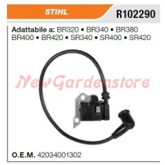 Bobina di accensione STIHL soffiatore BR320 340 380 400 R102290 4203-400-1302