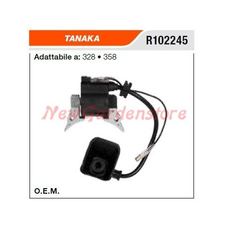 Ignition coil TANAKA brushcutter 328 358 R102245 | Newgardenstore.eu
