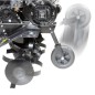 NIBBI 095 S motor EMAK 182 cc rotary tiller 82 cm 2-speed gearbox