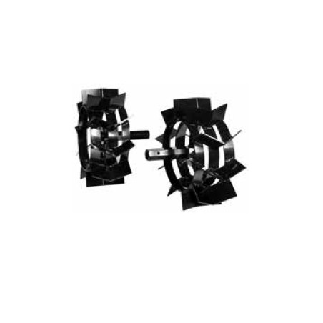 Paar Metallräder Durchmesser 280x50 mm ORIGINAL NIBBI für Schreittraktor 101 | Newgardenstore.eu
