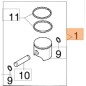 Kit de piston pour motopompe et soufflante modèles BV270 BV300 WP30 56552011A OLEOMAC