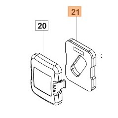 Filtre à air tondeuse modèles HC265XP HC280XP 58070129R OLEOMAC | Newgardenstore.eu