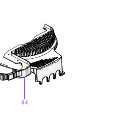 Protección cuchilla izquierda robot ORIGINAL AMBROGIO 4.36 | Newgardenstore.eu