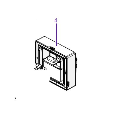 ORIGINAL AMBROGIO robot 4.36 charging base closure | Newgardenstore.eu