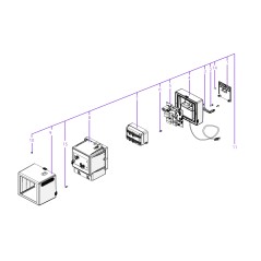 Boîtier émetteur blanc ORIGINAL AMBROGIO robot 4.36 - 4.0 BASIC