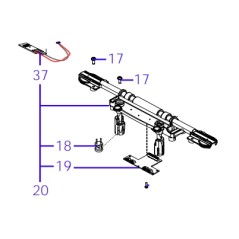 Ensemble capteur avant ORIGINAL robot AMBROGIO 4.36 - 4.0 Basic | Newgardenstore.eu