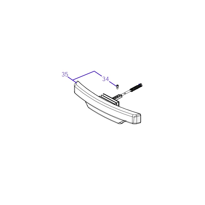 Stoßfänger-Baugruppe ORIGINAL AMBROGIO Roboter 4.36 - 4.0 Basic