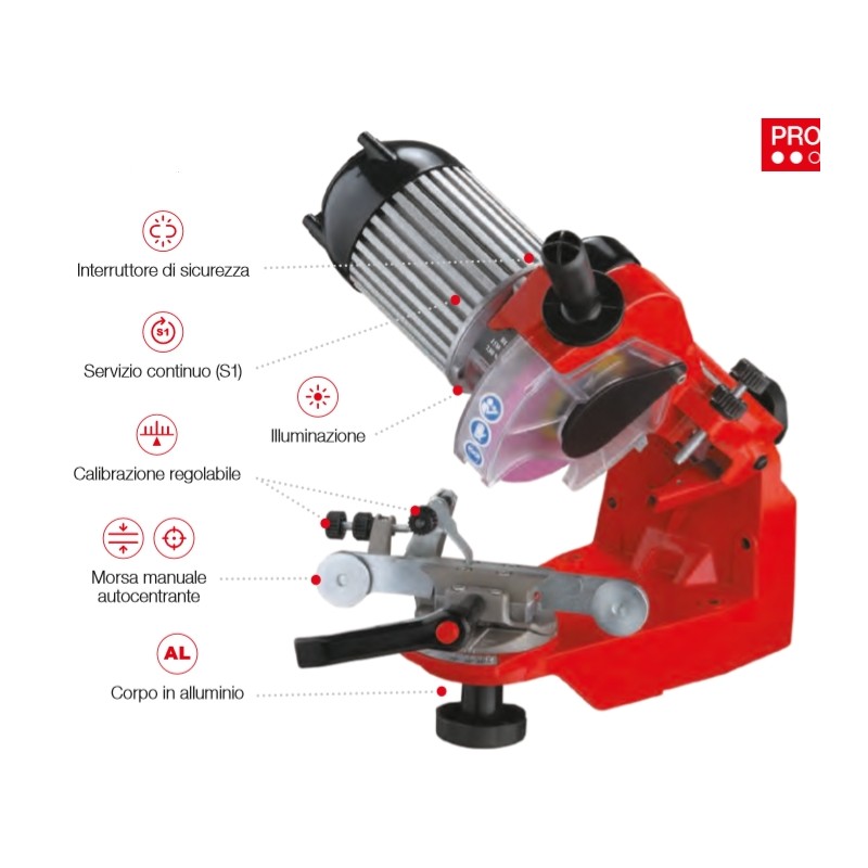 JOLLY STAR electric bench grinder for all chain types