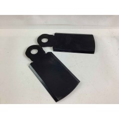 Par de cuchillas rectas derecha/izquierda GIANNI FERRARI para tractor de césped 01.33.01.0251 | Newgardenstore.eu