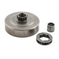 Chainsaw clutch bell pinion with ring 404/7 compatible STIHL 045 056