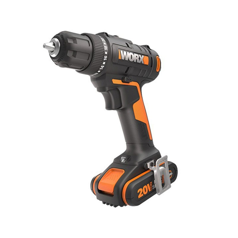 Perceuse-visseuse WORX WX100 avec batterie 2.0 Ah et chargeur standard