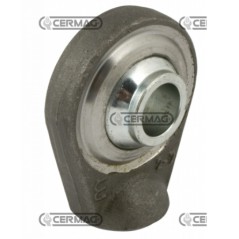 Support with spherical wheel for cylinders bore diameter 19.3 mm thickness 30 mm