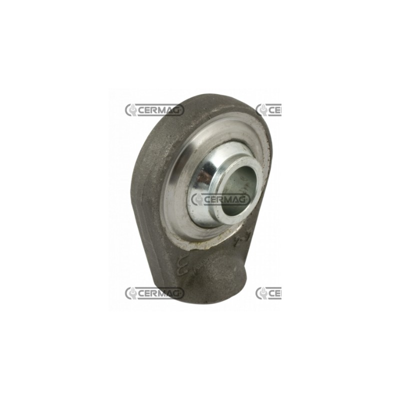 Support with spherical wheel for cylinders bore diameter 19.3 mm thickness 30 mm