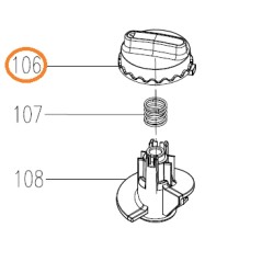 Manopola regolazione altezza di taglio ORIGINALE WORX robot rasaerba WR167E | Newgardenstore.eu