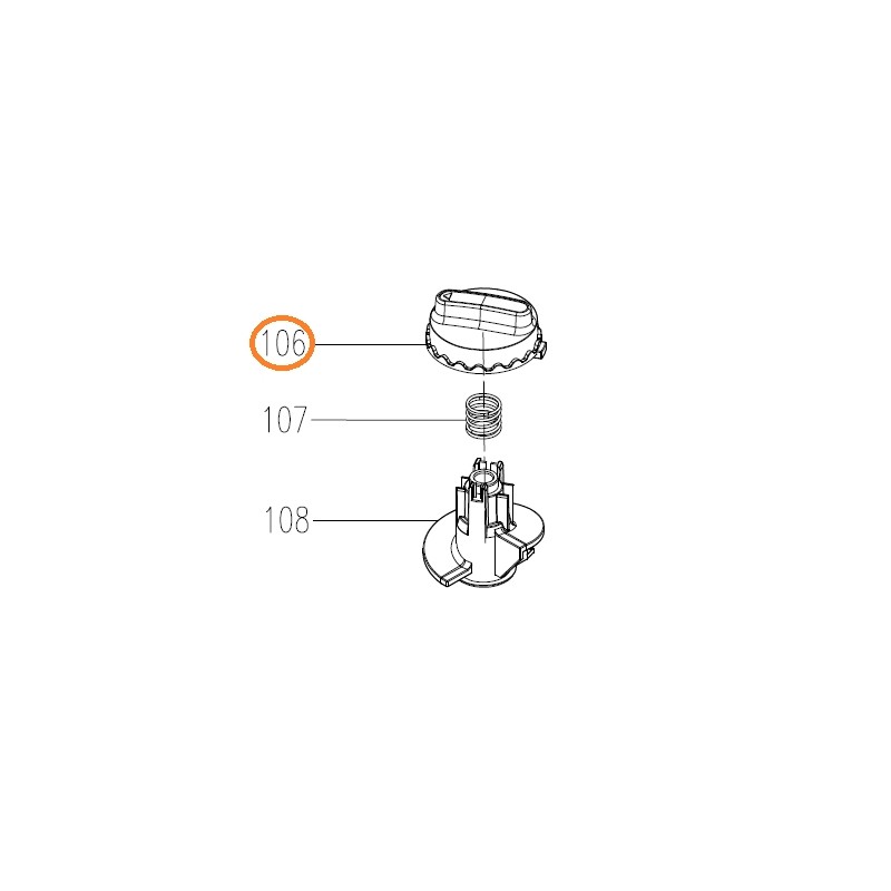 ORIGINAL WORX Mähroboter WR167E Schnitthöhenverstellknopf