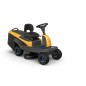 Tractor de césped STIGA SWIFT 372e con 4 baterías y cargador de baterías Recogida de corte 72cm