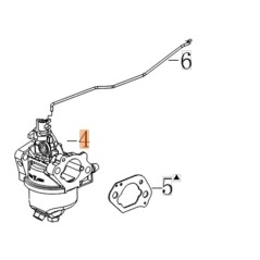 Carburador ORIGINAL OLEOMAC motor K450 cortacésped G 44 PK COMFORT | Newgardenstore.eu