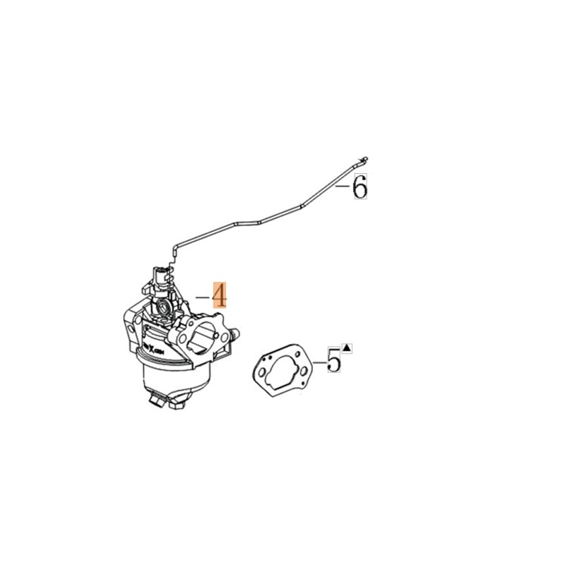 ORIGINAL OLEOMAC Motor K450 Mäher G 44 PK COMFORT Vergaser