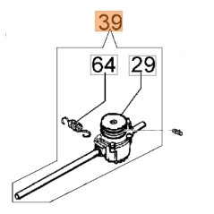 ORIGINAL OLEOMAC mower transmission kit G 44 TB - G 48 TB - G 53 TK