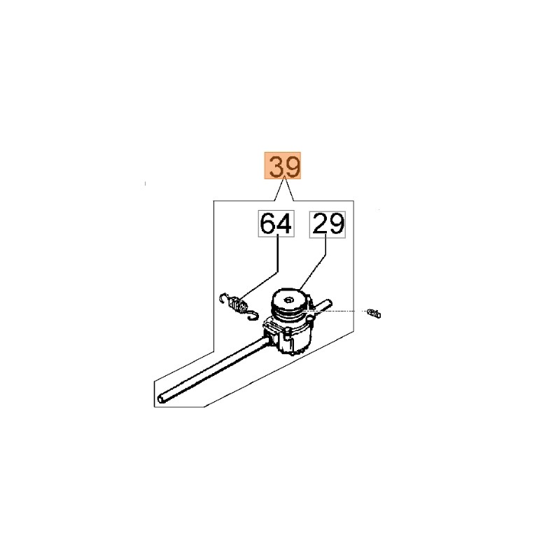 Kit transmisión segadora ORIGINAL OLEOMAC G 44 TB - G 48 TB - G 53 TK