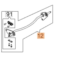 Kit assale anteriore ORIGINALE OLEOMAC rasaerba G 48 TBX ALLROAD - G 48 TH | Newgardenstore.eu