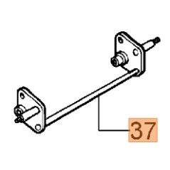 Eje trasero ORIGINAL OLEOMAC cortacéspedes G 48 TBR - G 48 TBXE - G 48 TH | Newgardenstore.eu