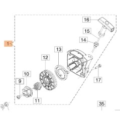 Freischneider-Startgerät Modelle BC350S BC350T 61380101 OLEOMAC | Newgardenstore.eu