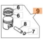 Chainsaw piston diameter 46 mm models 951 95100009 OLEOMAC