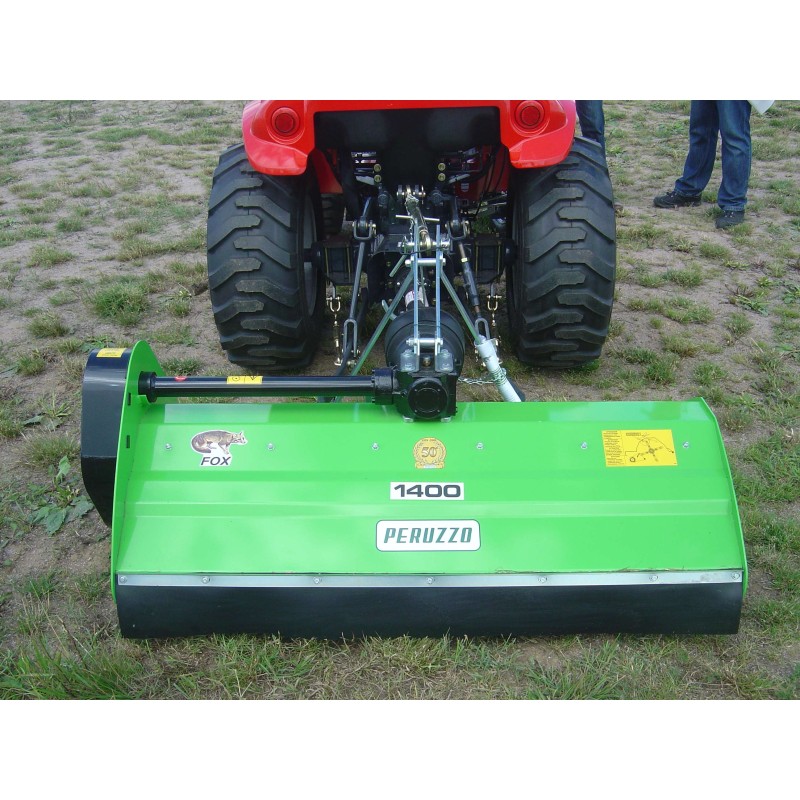 Faucheuse arrière PERUZZO FOX 1400 88 lames coupées 1320 mm