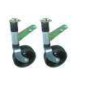 Set of two height-adjustable wheels for rear PERUZZO FOX flail mower