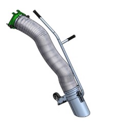 Tubo flessibile in poliuretano diametro 200 mm lunghezza 5mt aspiratore PERUZZO | Newgardenstore.eu