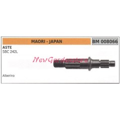 Shaft MAORI brushcutter bevel gear pair 008066 | Newgardenstore.eu