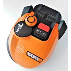 ORIGINAL WORX robot tondeuse WR105SI capot de protection supérieur orange | Newgardenstore.eu
