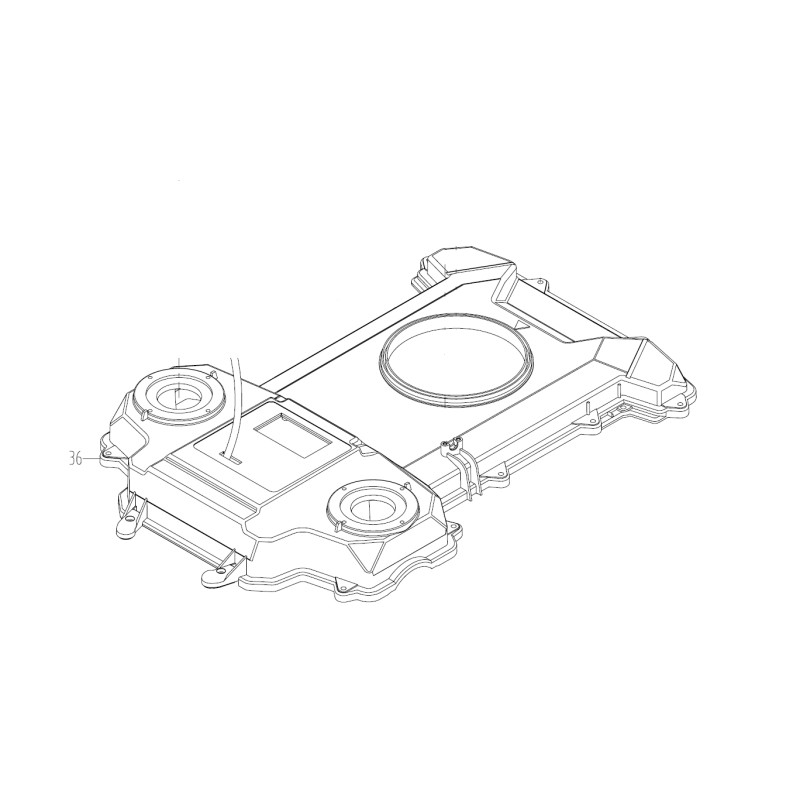 Housse de protection principale ORIGINAL WORX robot tondeuse WG798E